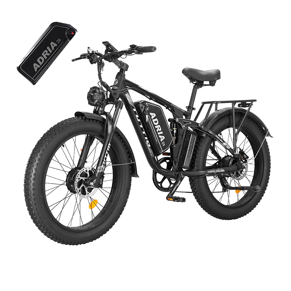 Tuttio Adria26 52V 5000W Long Range Electric Bike With Extra Battery
