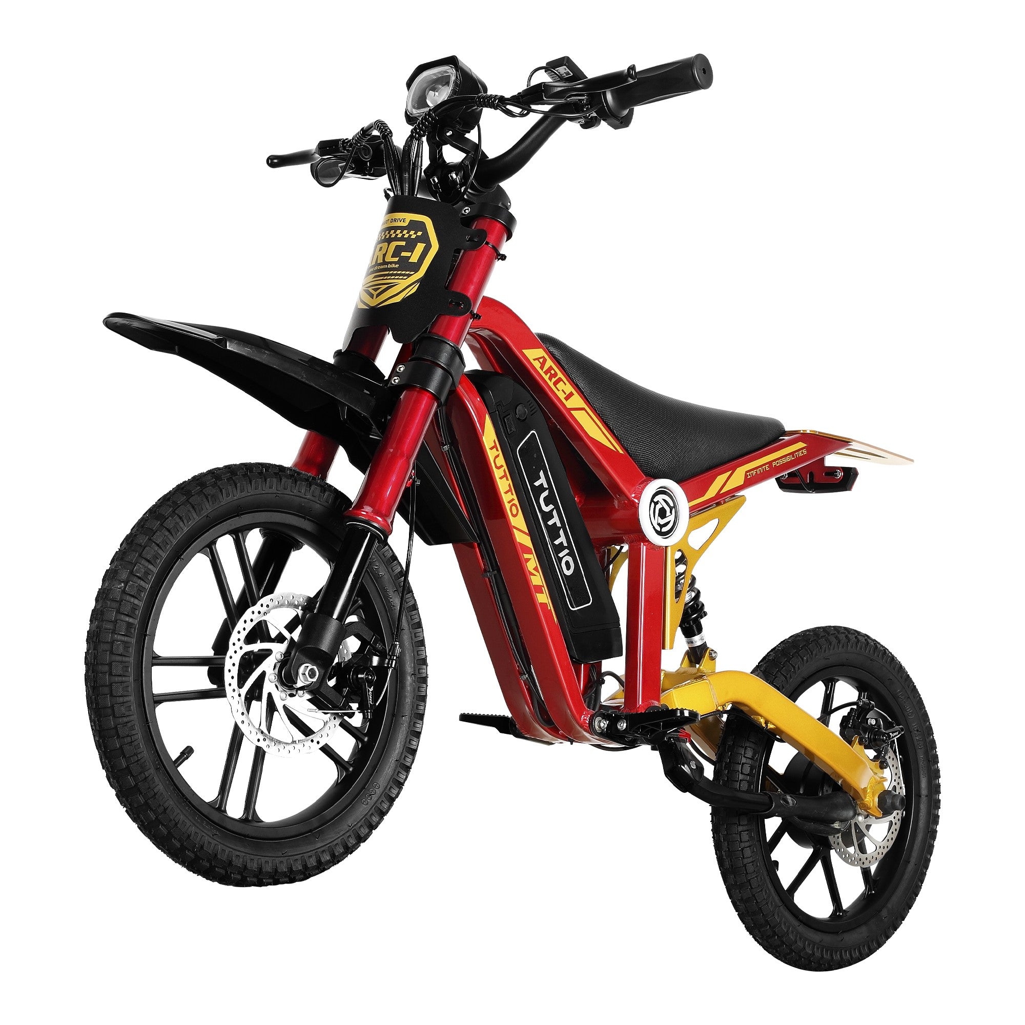 Tuttio ARC-I Kids Electric Bike-Best Gifts for kids fit Age 5-13