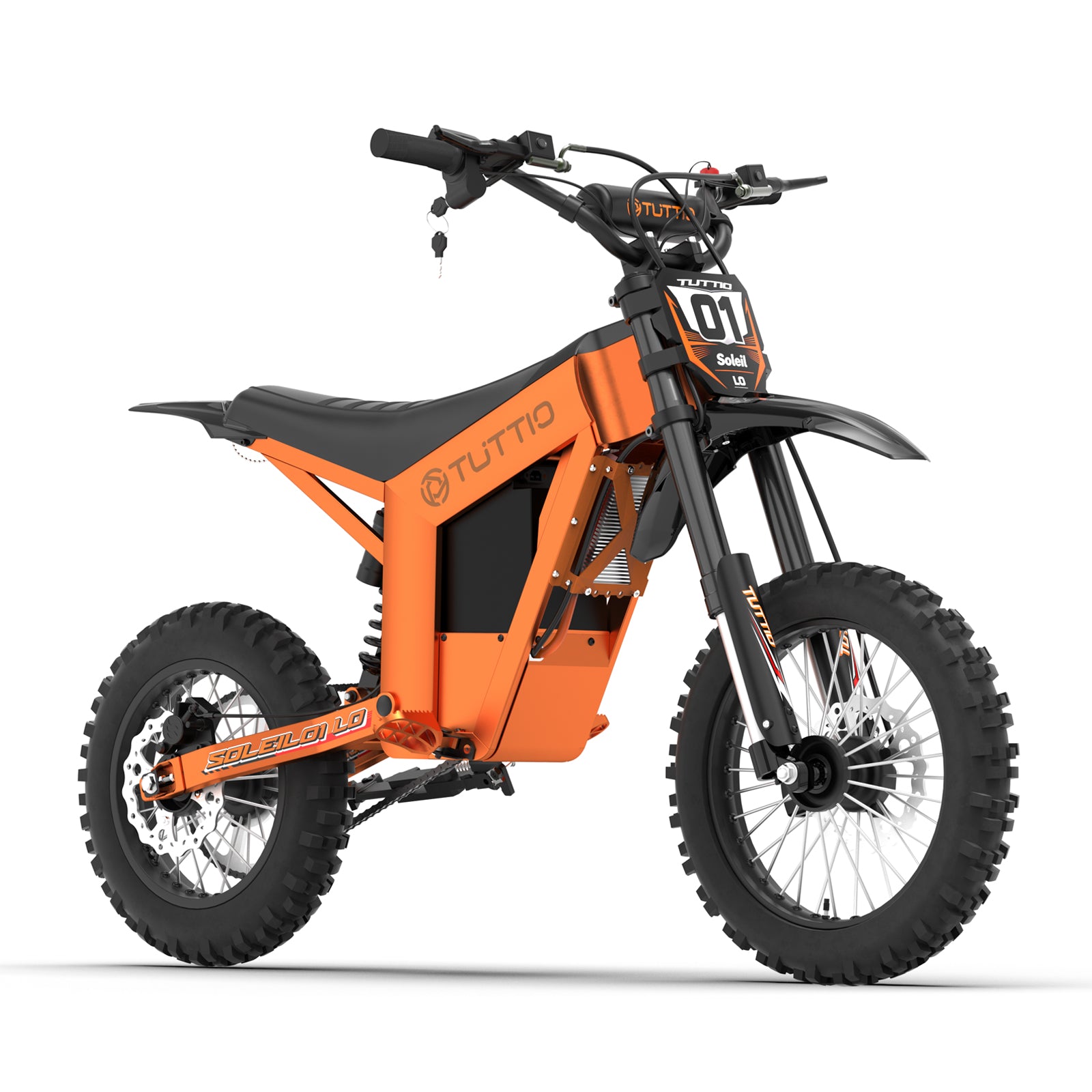 taotao electric bicycle Tuttio Soleil01 LO Electric Dirt Bike (Lava Orange)