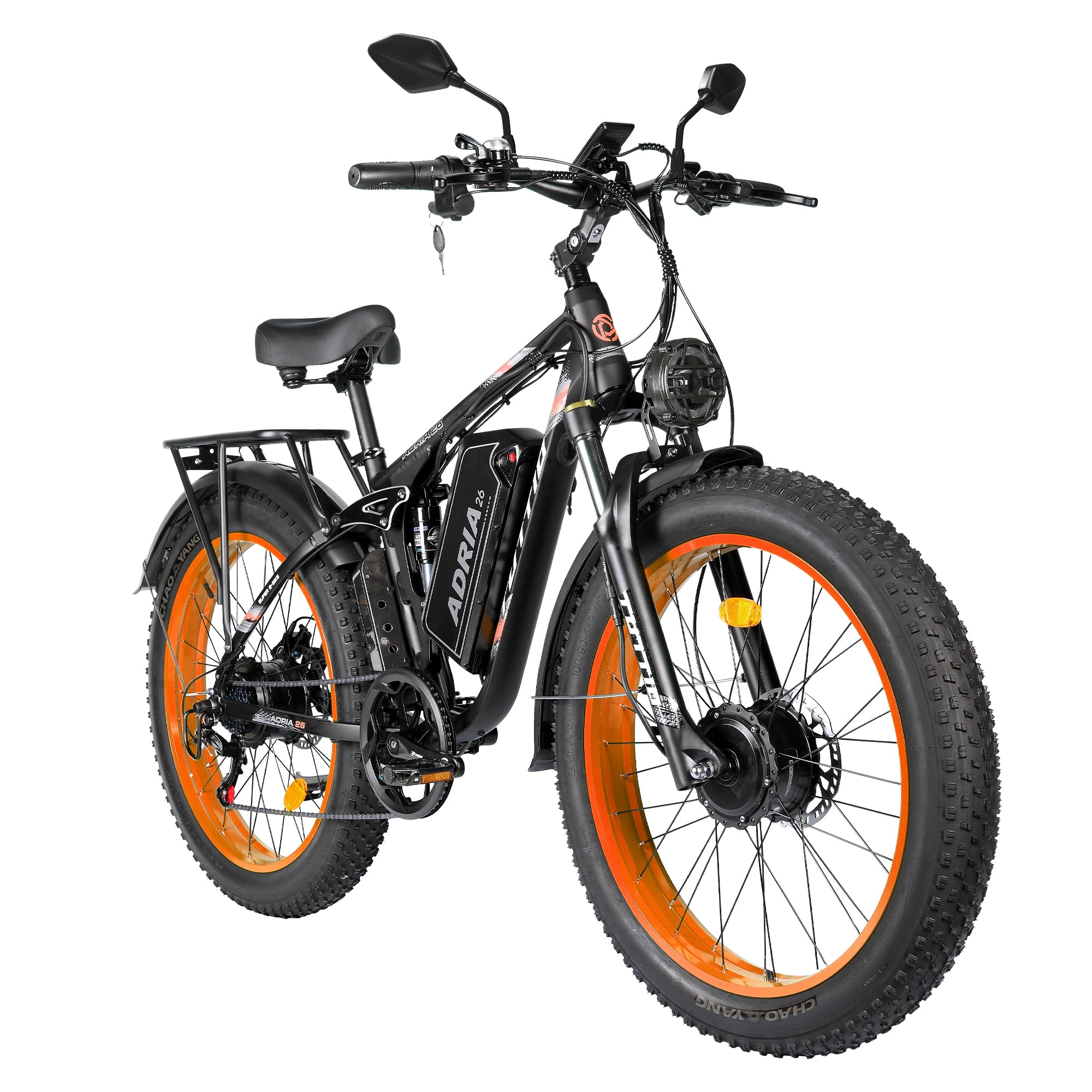 Tuttio Adria26 5000W Electric Bike With Mirrors For Safer Daily