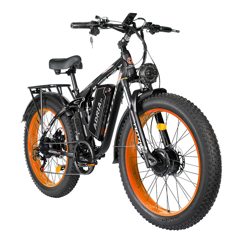 6000W 46MPH Fastest Electric Bike Tuttio Dual Motor Electric Bike