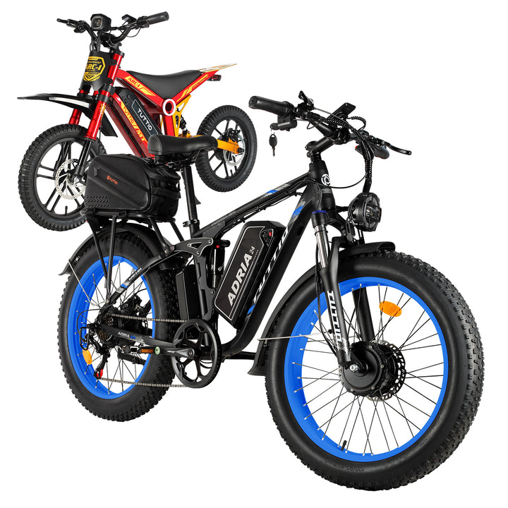 dual motor electric bike​ for family use