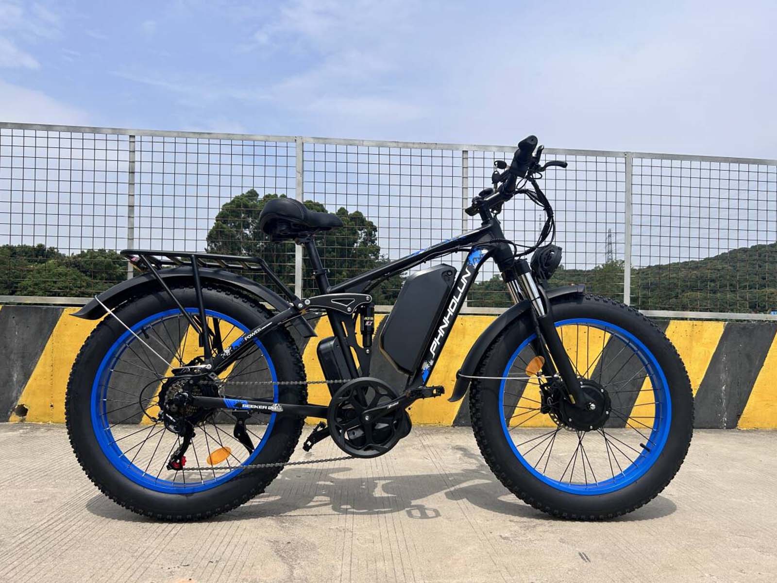 26" Adult Electric Bike Dual Motor Bike Fat Tire Mountain For Sale TUTTIO