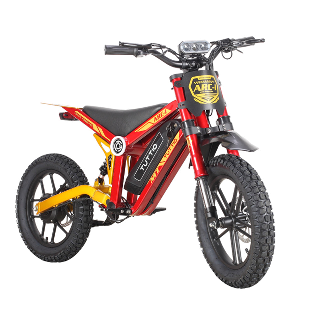 Tuttio ARC Kids Electric bike, 5 safe Speed modes-Best Kids Gift