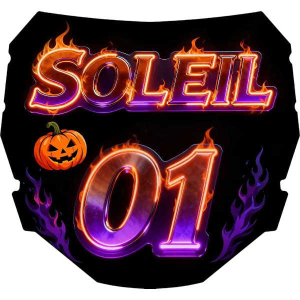 Tuttio Soleil01 Ebike Halloween Special Number Plates