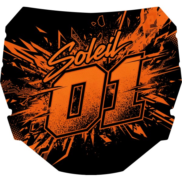 Tuttio Soleil01 Ebike Custom Number Plate Series 3