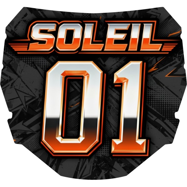 Tuttio Soleil01 Ebike Custom Number Plate Series 4